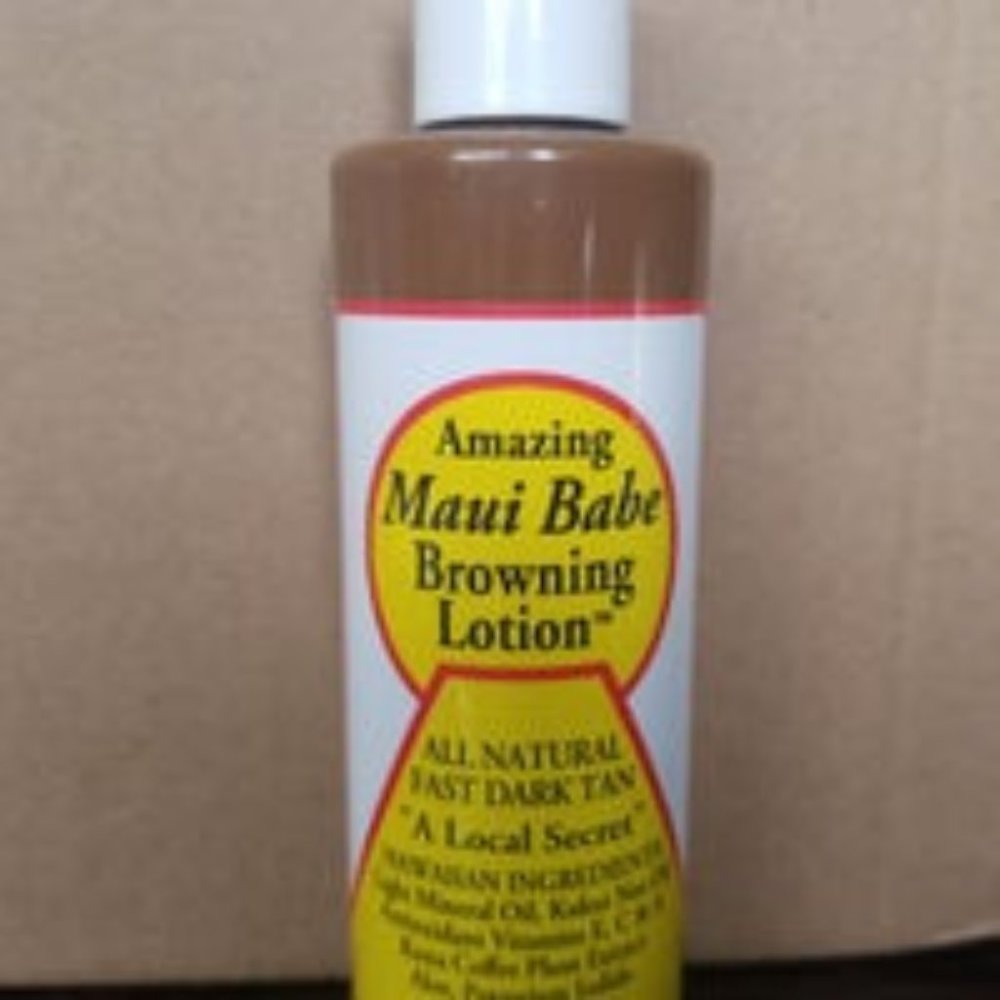 Amazing Maui Babe browning lotion.